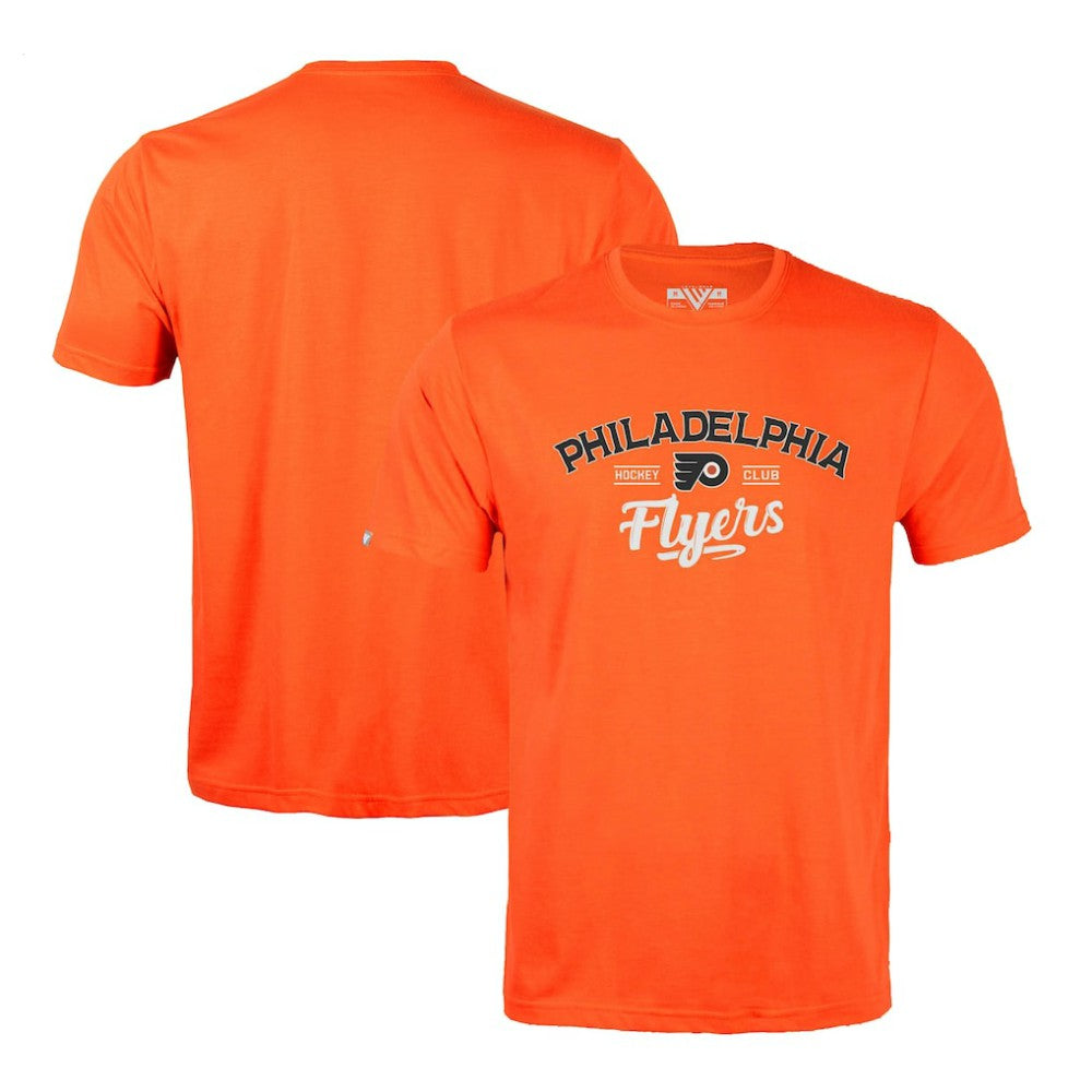 NHL Orange Philadelphia Flyers Levelwear Richmond Ice Wall T-Shirt