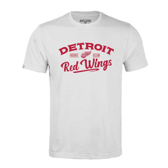 NHL White Detroit Red Wings Levelwear Richmond Ice Wall T-Shirt