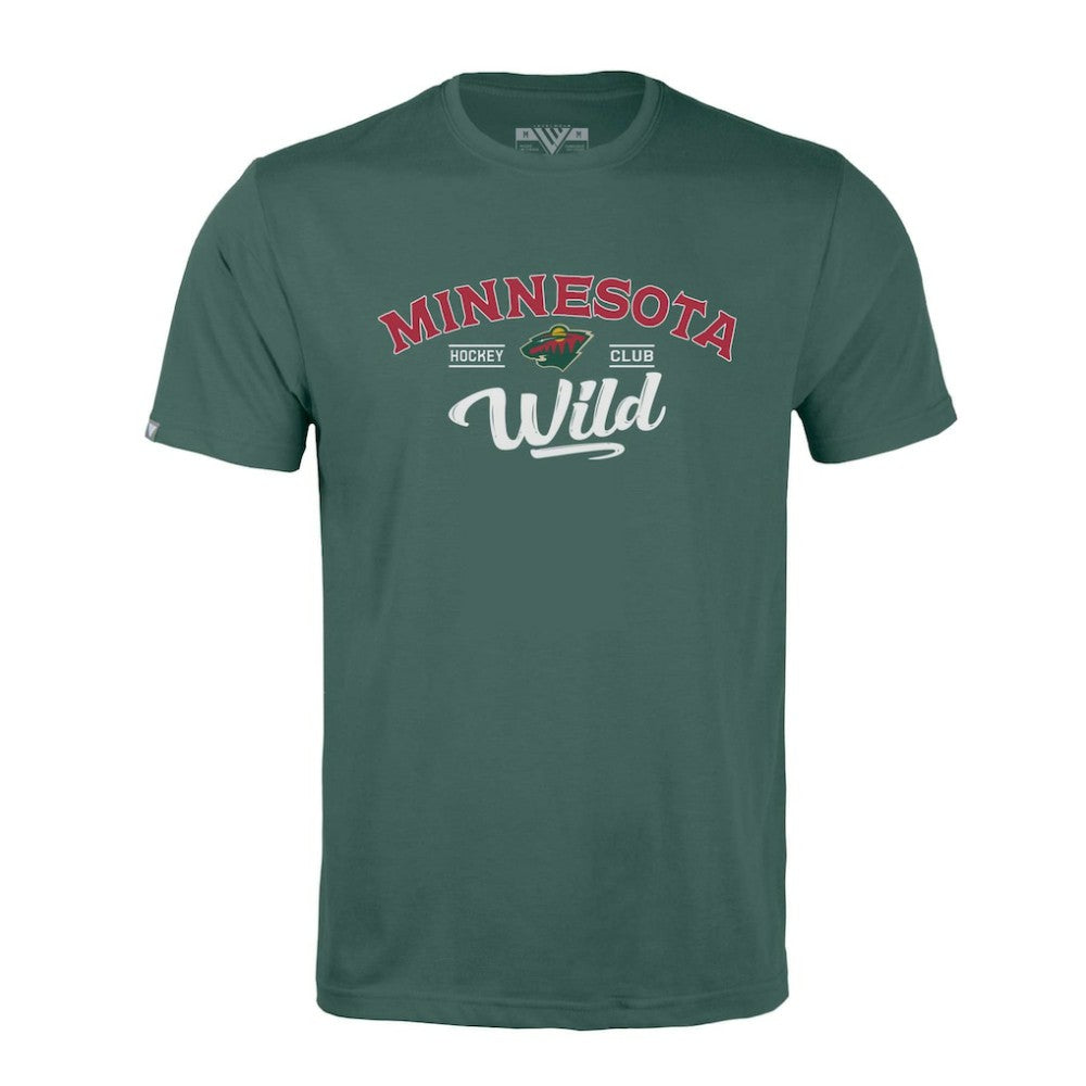 NHL Green Minnesota Wild Levelwear Richmond Ice Wall T-Shirt