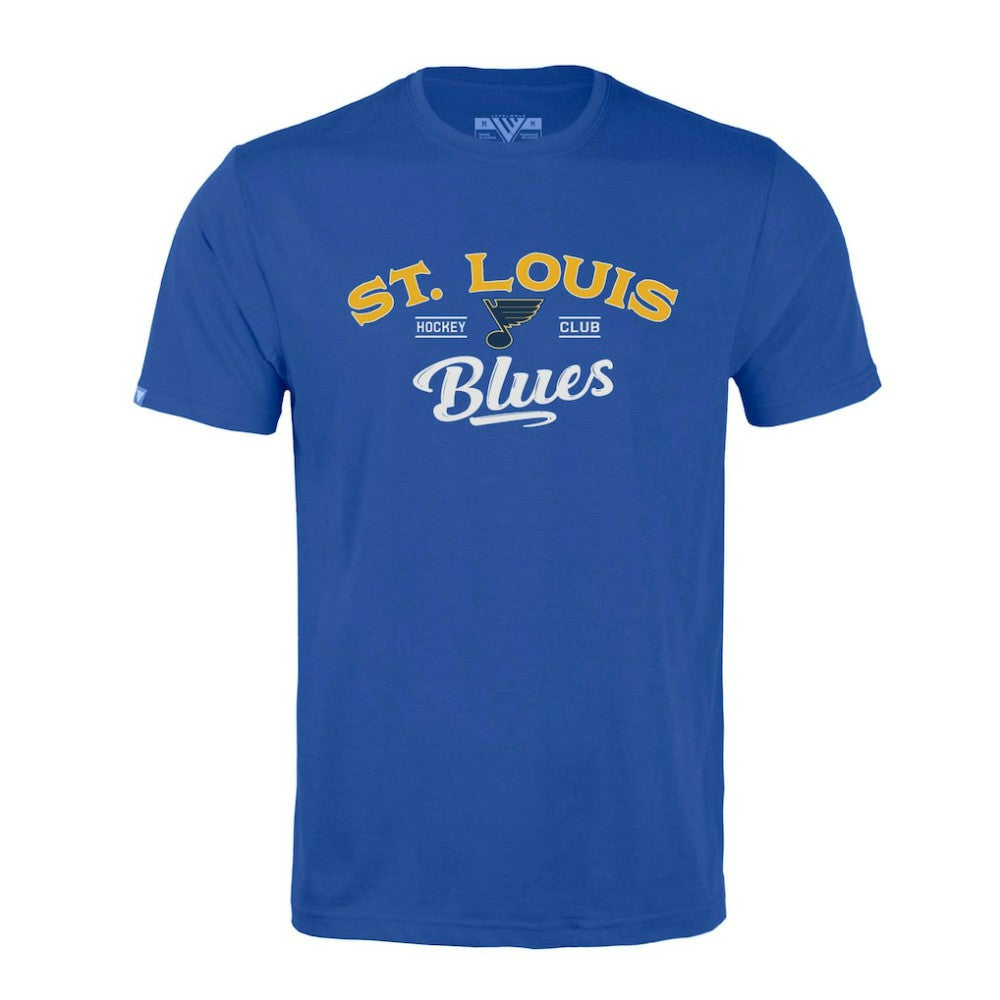 NHL Blue St. Louis Blues Levelwear Richmond Ice Wall T-Shirt