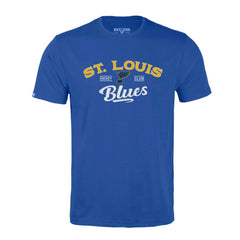 NHL Blue St. Louis Blues Levelwear Richmond Ice Wall T-Shirt
