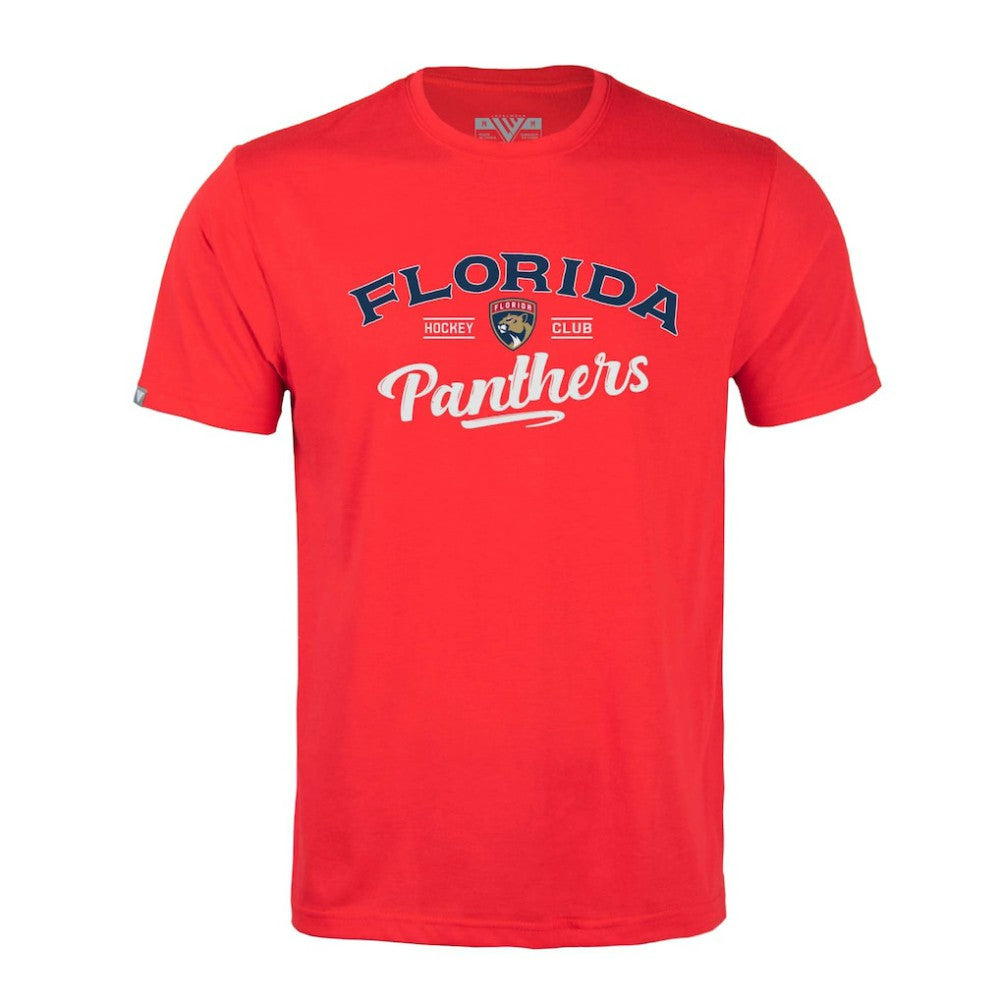 NHL Red Florida Panthers Levelwear Richmond Ice Wall T-Shirt