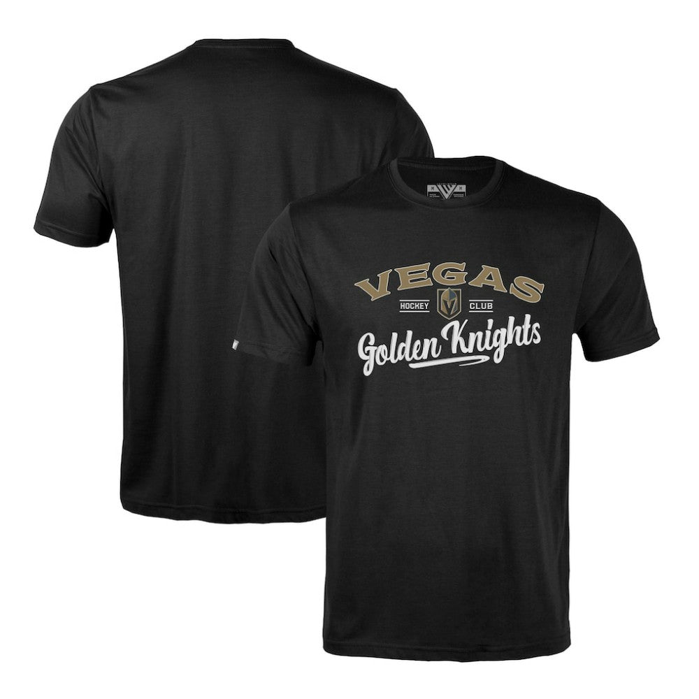 NHL Black Vegas Golden Knights Levelwear Richmond Ice Wall T-Shirt