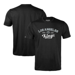 NHL Black Los Angeles Kings Levelwear Richmond Ice Wall T-Shirt