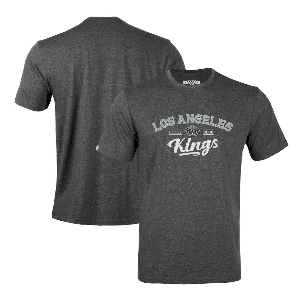 NHL Gray Los Angeles Kings Levelwear Richmond Ice Wall T-Shirt