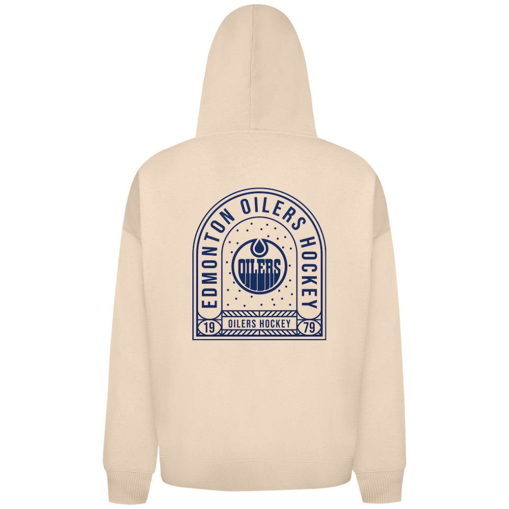 NHL Khaki Edmonton Oilers Levelwear Uphill Stained Glass Full-Zip Hoodie Jacket