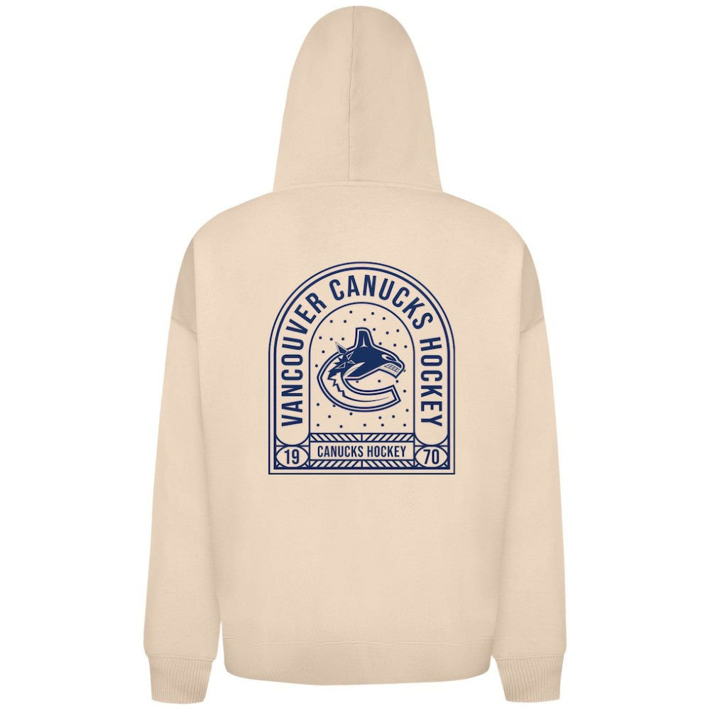 NHL Khaki Vancouver Canucks Levelwear Uphill Stained Glass Full-Zip Hoodie Jacket