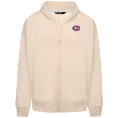 NHL Khaki Montreal Canadiens Levelwear Uphill Stained Glass Full-Zip Hoodie Jacket