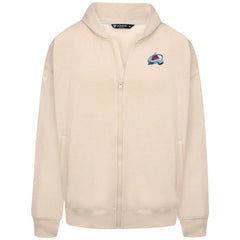 NHL Khaki Colorado Avalanche Levelwear Uphill Stained Glass Full-Zip Hoodie Jacket