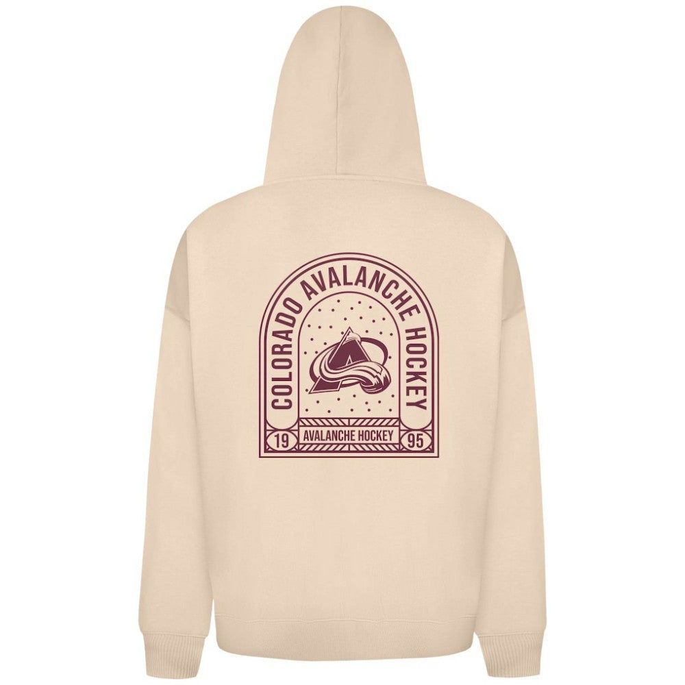 NHL Khaki Colorado Avalanche Levelwear Uphill Stained Glass Full-Zip Hoodie Jacket