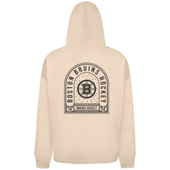 NHL Khaki Boston Bruins Levelwear Uphill Stained Glass Full-Zip Hoodie Jacket