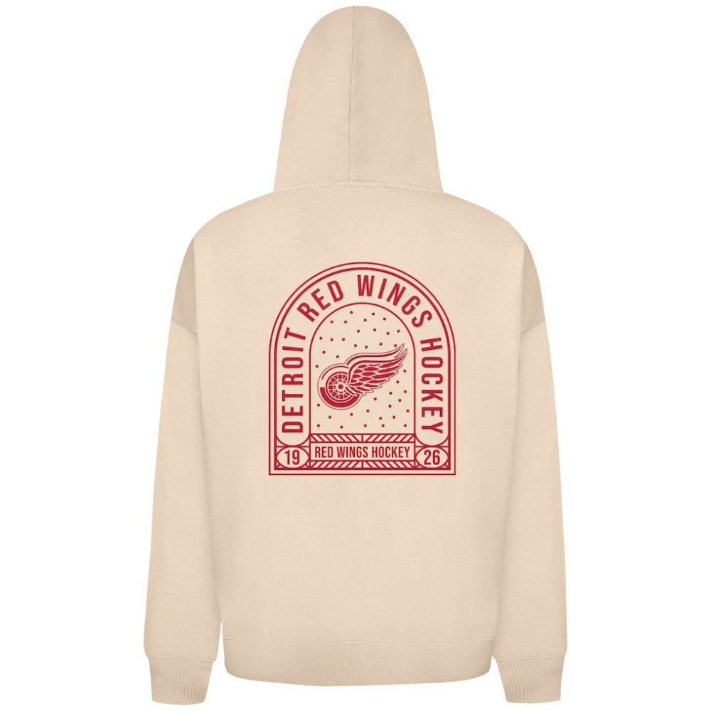 NHL Khaki Detroit Red Wings Levelwear Uphill Stained Glass Full-Zip Hoodie Jacket