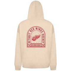 NHL Khaki Detroit Red Wings Levelwear Uphill Stained Glass Full-Zip Hoodie Jacket
