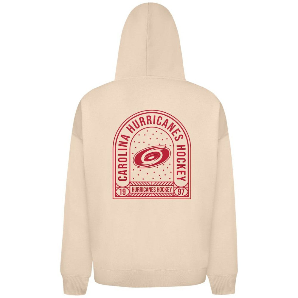 NHL Khaki Carolina Hurricanes Levelwear Uphill Stained Glass Full-Zip Hoodie Jacket