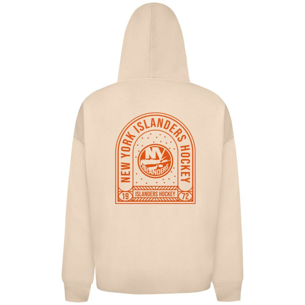 NHL Khaki New York Islanders Levelwear Uphill Stained Glass Full-Zip Hoodie Jacket