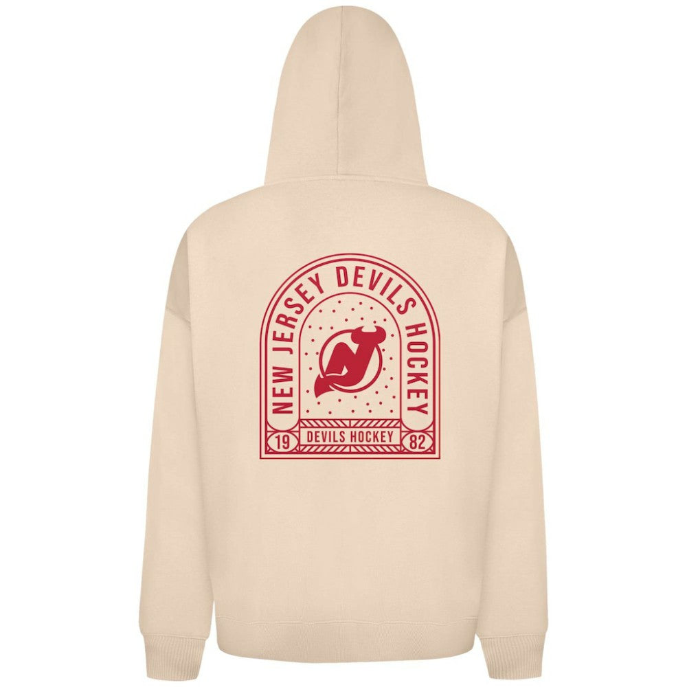NHL Khaki New Jersey Devils Levelwear Uphill Stained Glass Full-Zip Hoodie Jacket