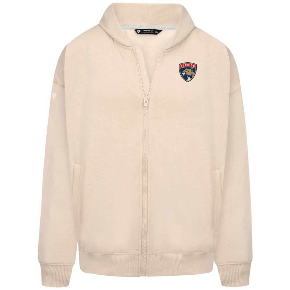 NHL Khaki Florida Panthers Levelwear Uphill Stained Glass Full-Zip Hoodie Jacket