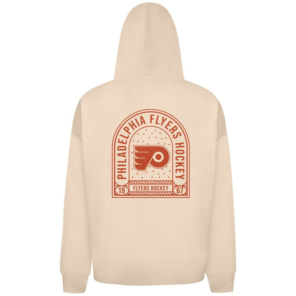 NHL Khaki Philadelphia Flyers Levelwear Uphill Stained Glass Full-Zip Hoodie Jacket