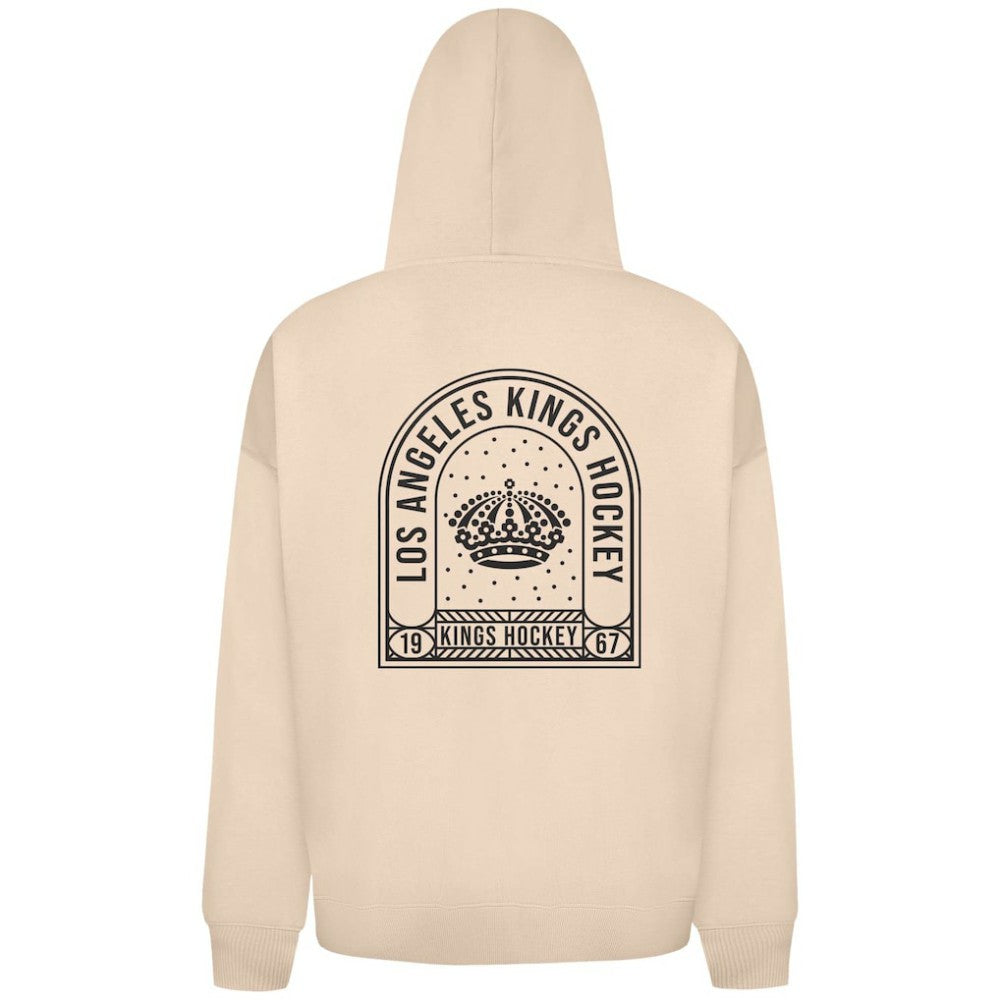 NHL Khaki Los Angeles Kings Levelwear Uphill Stained Glass Full-Zip Hoodie Jacket