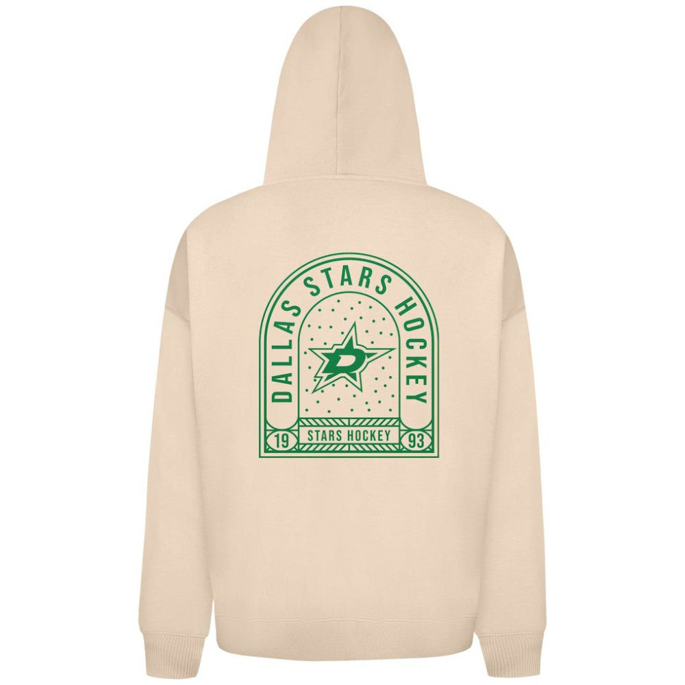 NHL Khaki Dallas Stars Levelwear Uphill Stained Glass Full-Zip Hoodie Jacket