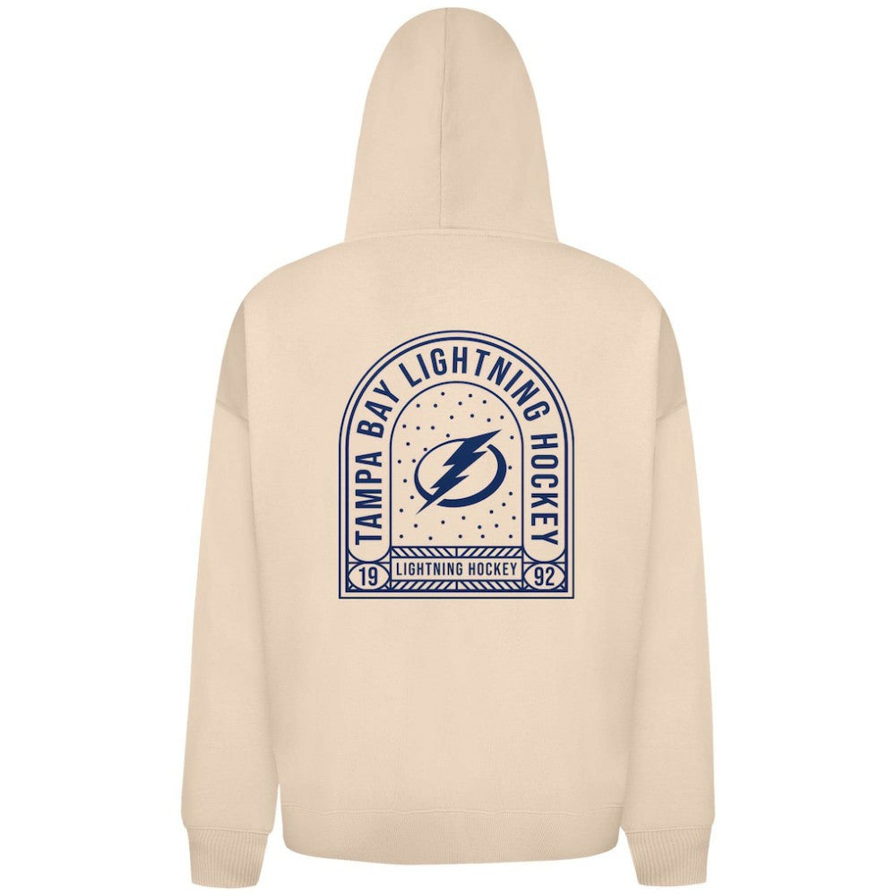 NHL Khaki Tampa Bay Lightning Levelwear Uphill Stained Glass Full-Zip Hoodie Jacket