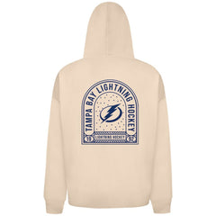NHL Khaki Tampa Bay Lightning Levelwear Uphill Stained Glass Full-Zip Hoodie Jacket