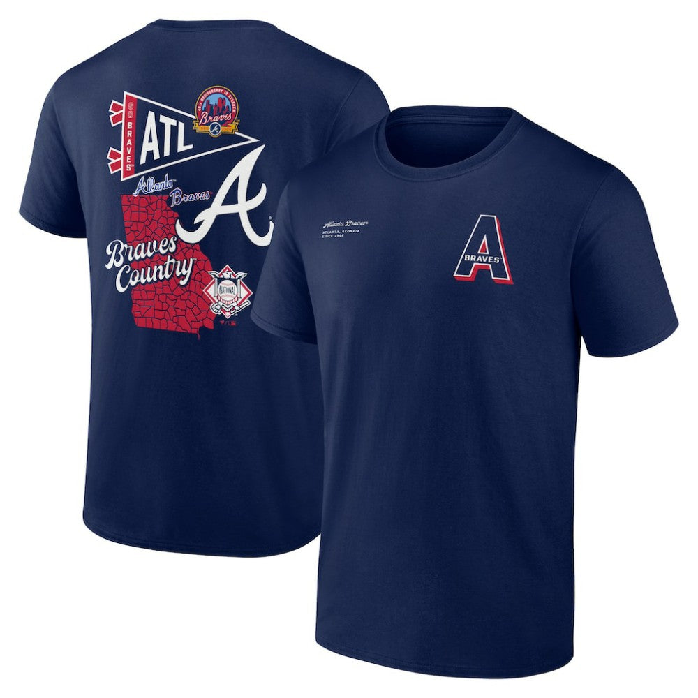 MLB Atlanta Braves Split Zone T-Shirt