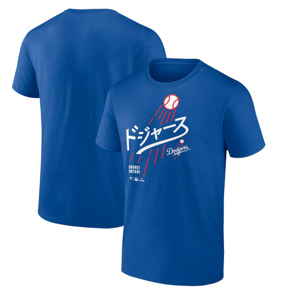 MLB Shohei Ohtani Los Angeles Dodgers Japanese Letters T-Shirt