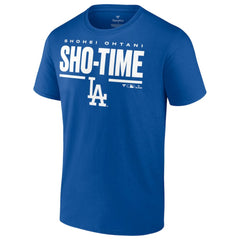 MLB Shohei Ohtani Los Angeles Dodgers Sho-Time Horizontal T-Shirt