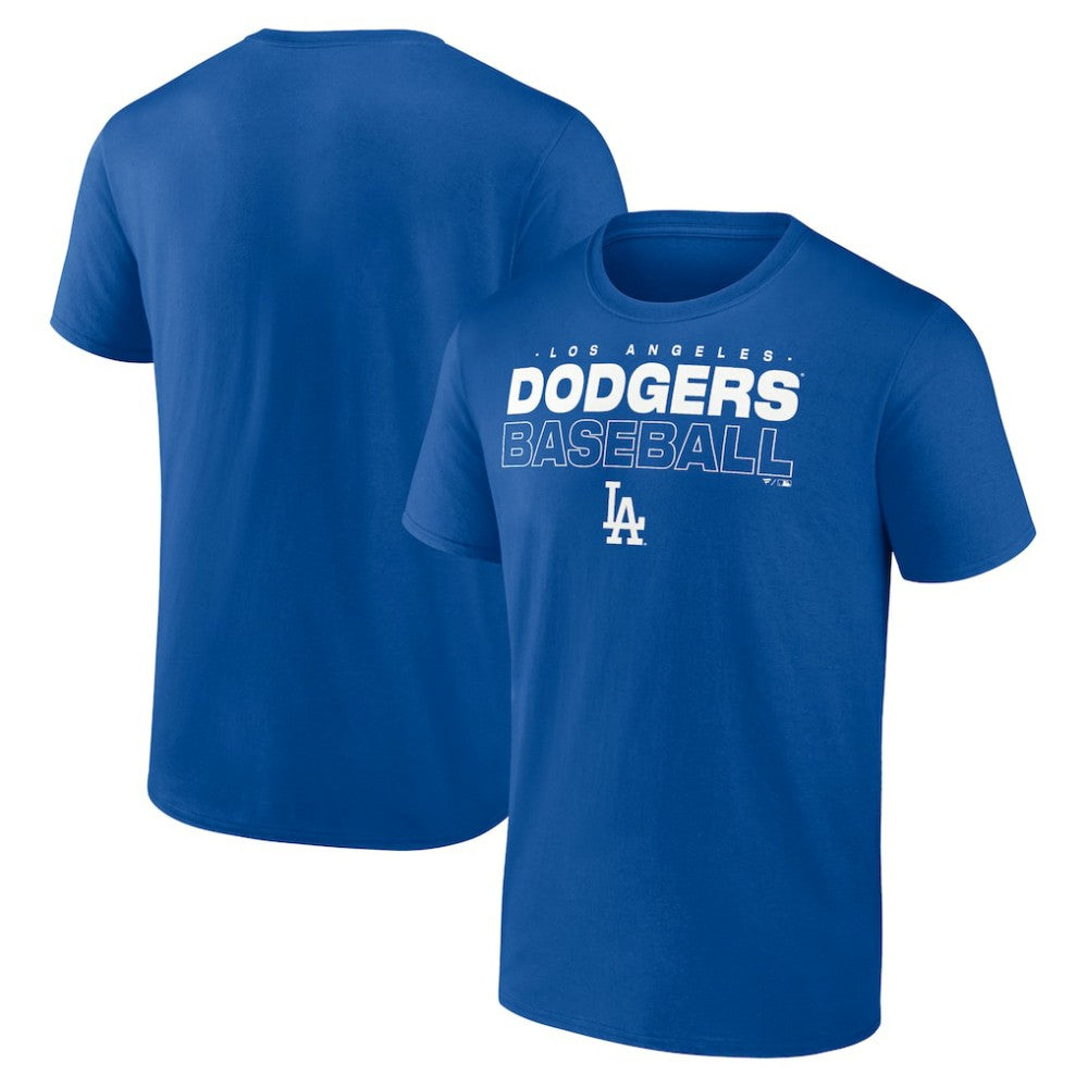 MLB Los Angeles Dodgers Stacked Baseball T-Shirt