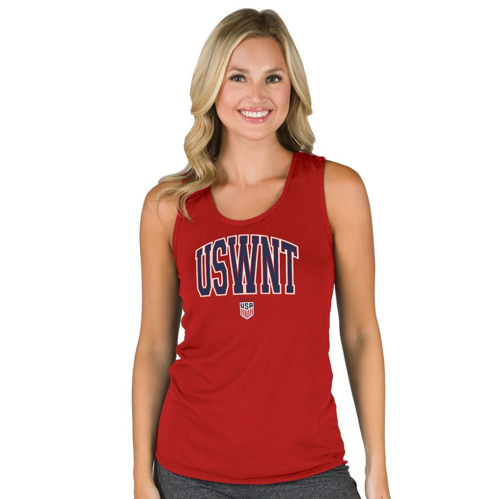 USWNT Concepts Sport Women's Marathon Racerback Scoop Neck Tank Top -  Red