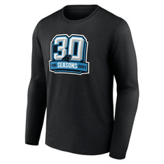 30th Anniversary Long Sleeve T-Shirt - Carolina Panthers