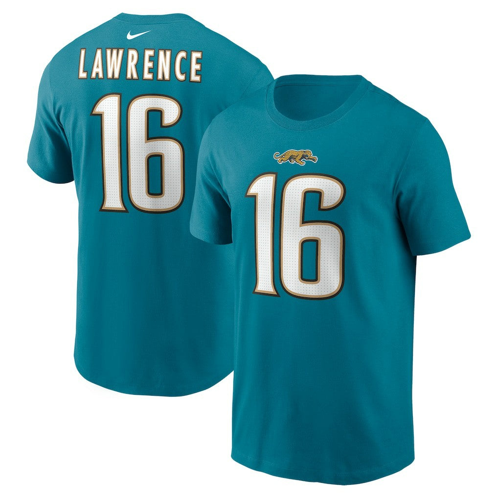 Trevor Lawrence  Throwback Name & Number T-Shirt - Jacksonville Jaguars