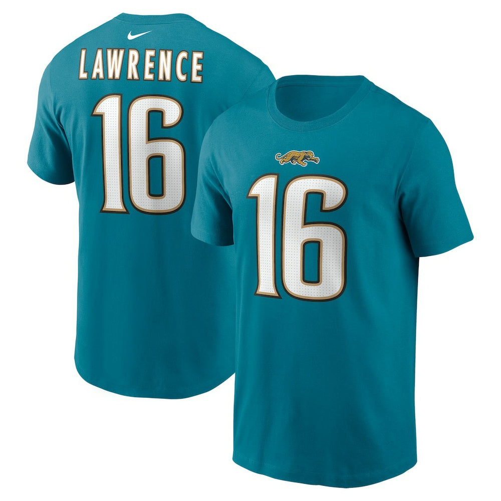 Trevor Lawrence  Throwback Name & Number T-Shirt - Jacksonville Jaguars