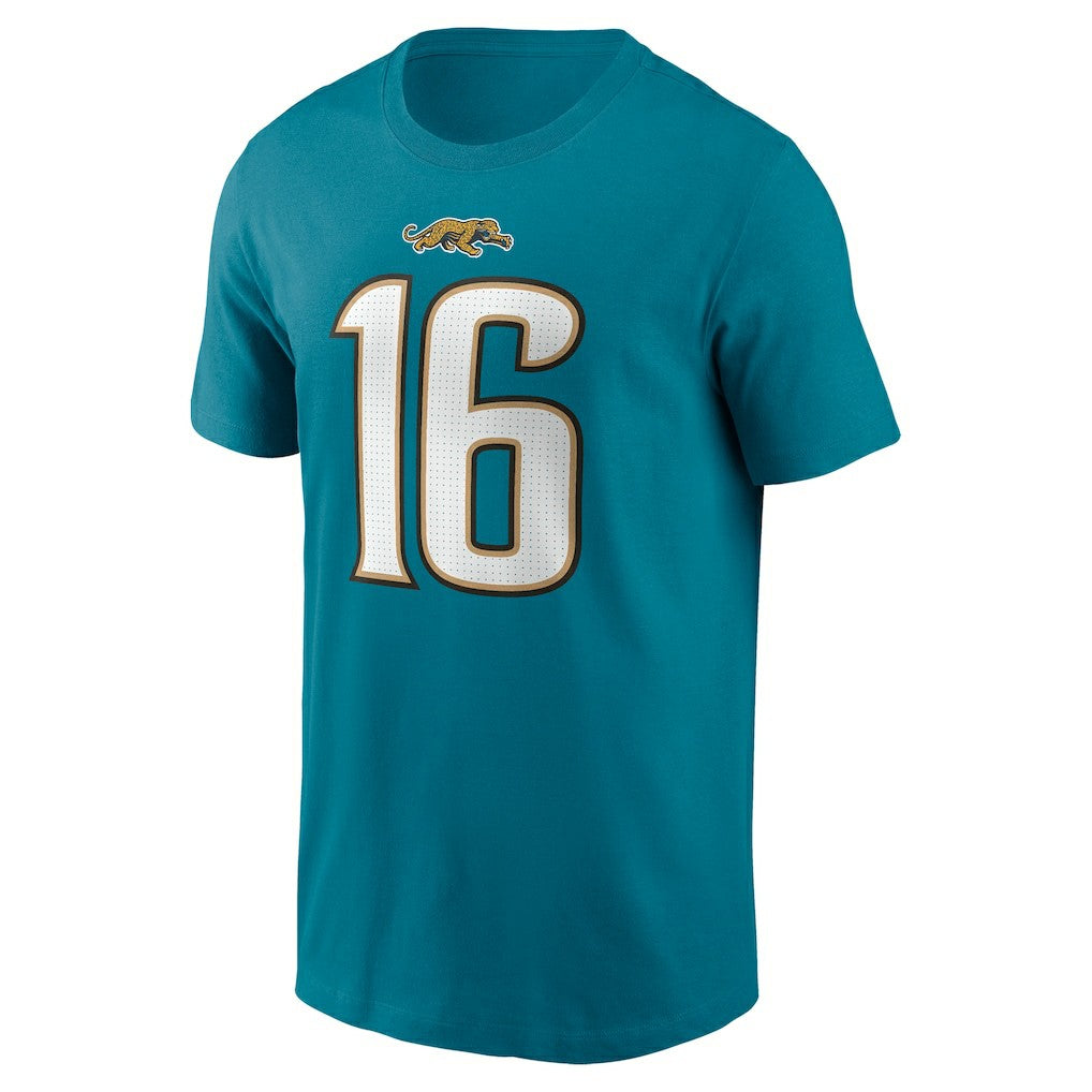 Trevor Lawrence  Throwback Name & Number T-Shirt - Jacksonville Jaguars