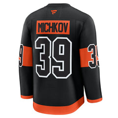 NHL Black Matvei Michkov Philadelphia Flyers Fanatics Alternate Premium Jersey