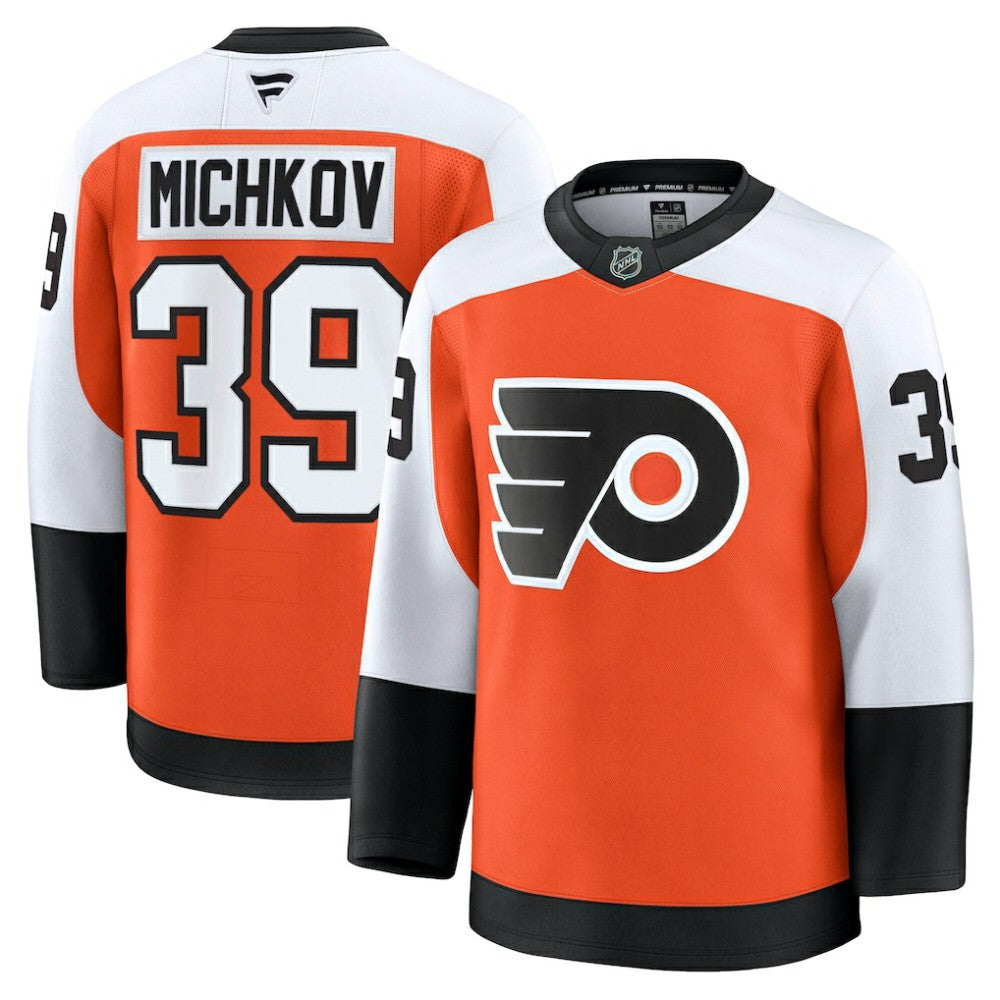 NHL Orange Matvei Michkov Philadelphia Flyers Fanatics Home Premium Jersey