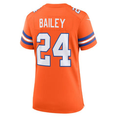 Champ Bailey  Women's Mile High Collection 1977 Throwback Retired Player Game Jersey - Denver Broncos
