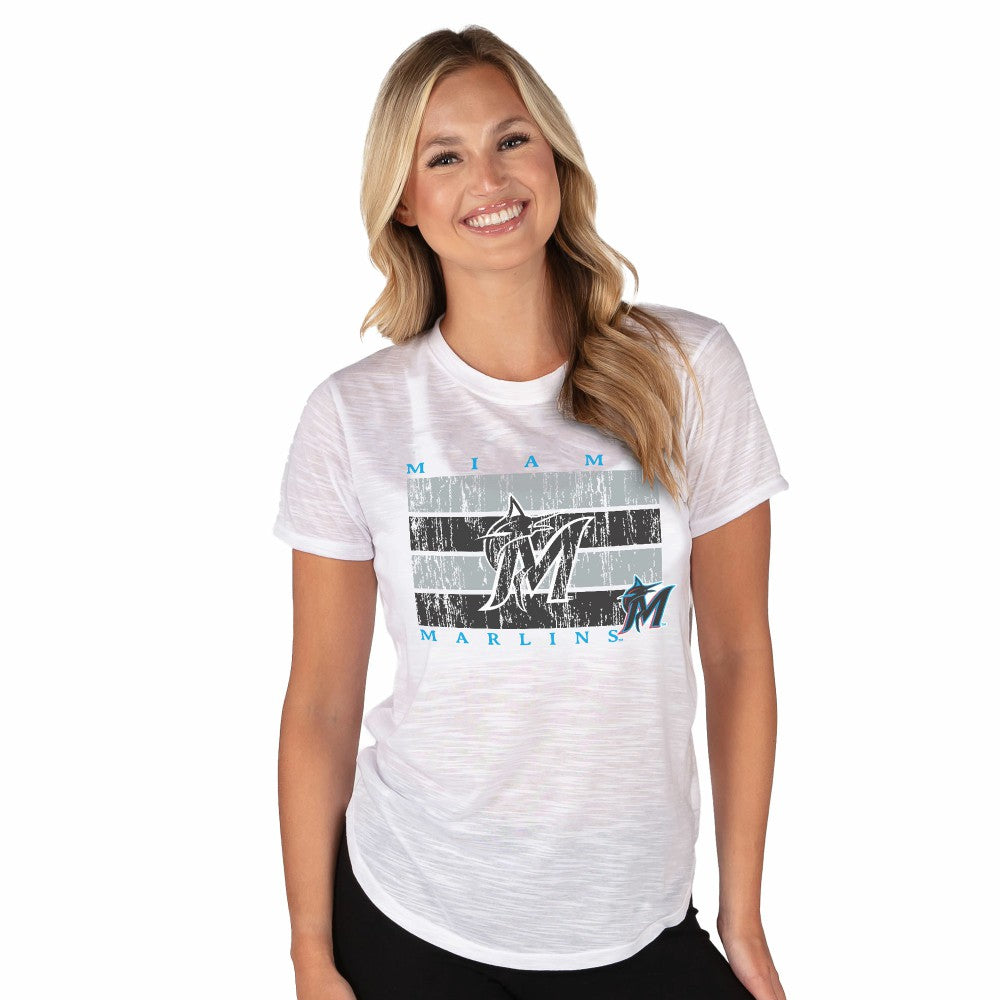 MLB Miami Marlins Concepts Sport Women's Infuse Knit Top