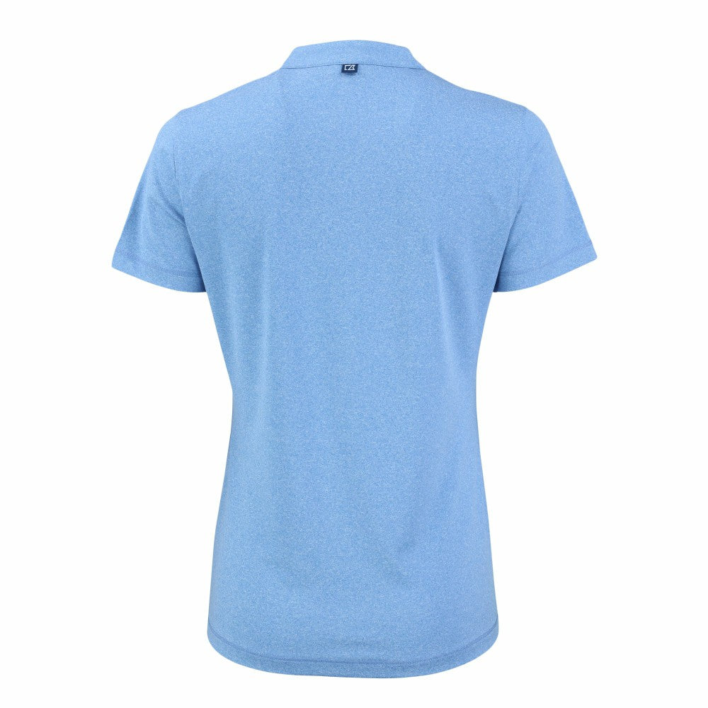 MLB Kansas City Royals Cutter & Buck Women's Forge Stretch Blade DryTec V-Neck Polo