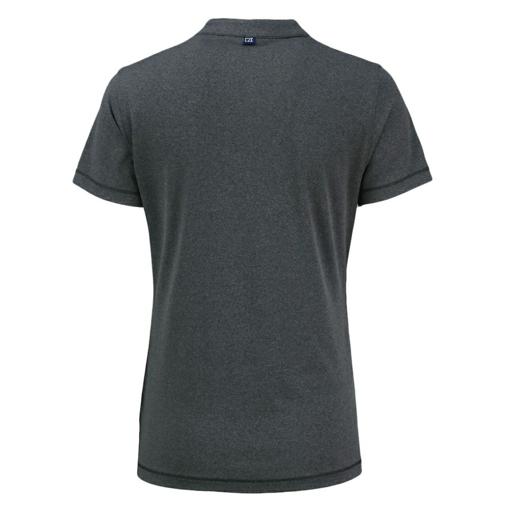 MLB Tampa Bay Rays Cutter & Buck Women's Forge Stretch Blade DryTec V-Neck Polo