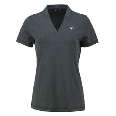 MLB Toronto Blue Jays Cutter & Buck Women's Forge Stretch Blade DryTec V-Neck Polo