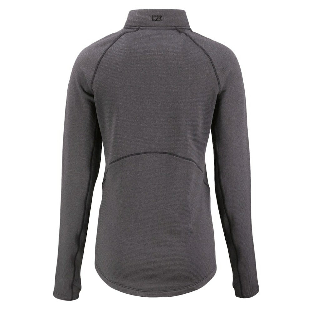MLB Houston Astros Cutter & Buck Women's Peshastin Eco Fleece Recycled Raglan Half-Zip Top