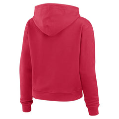 WEAR by Erin Andrews Women's Plus Size Waffle Hoodie Pullover Top - Arizona Cardinals