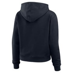 WEAR by Erin Andrews Women's Plus Size Waffle Hoodie Pullover Top - Houston Texans