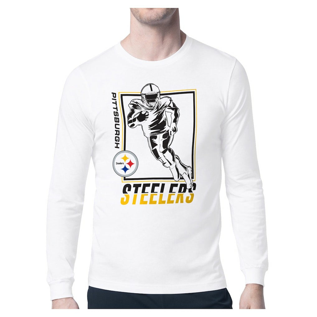 Starter Player Grid Graphic Long Sleeve T-Shirt - Pittsburgh Steelers