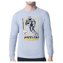 Starter Player Grid Long Sleeve T-Shirt - Pittsburgh Steelers