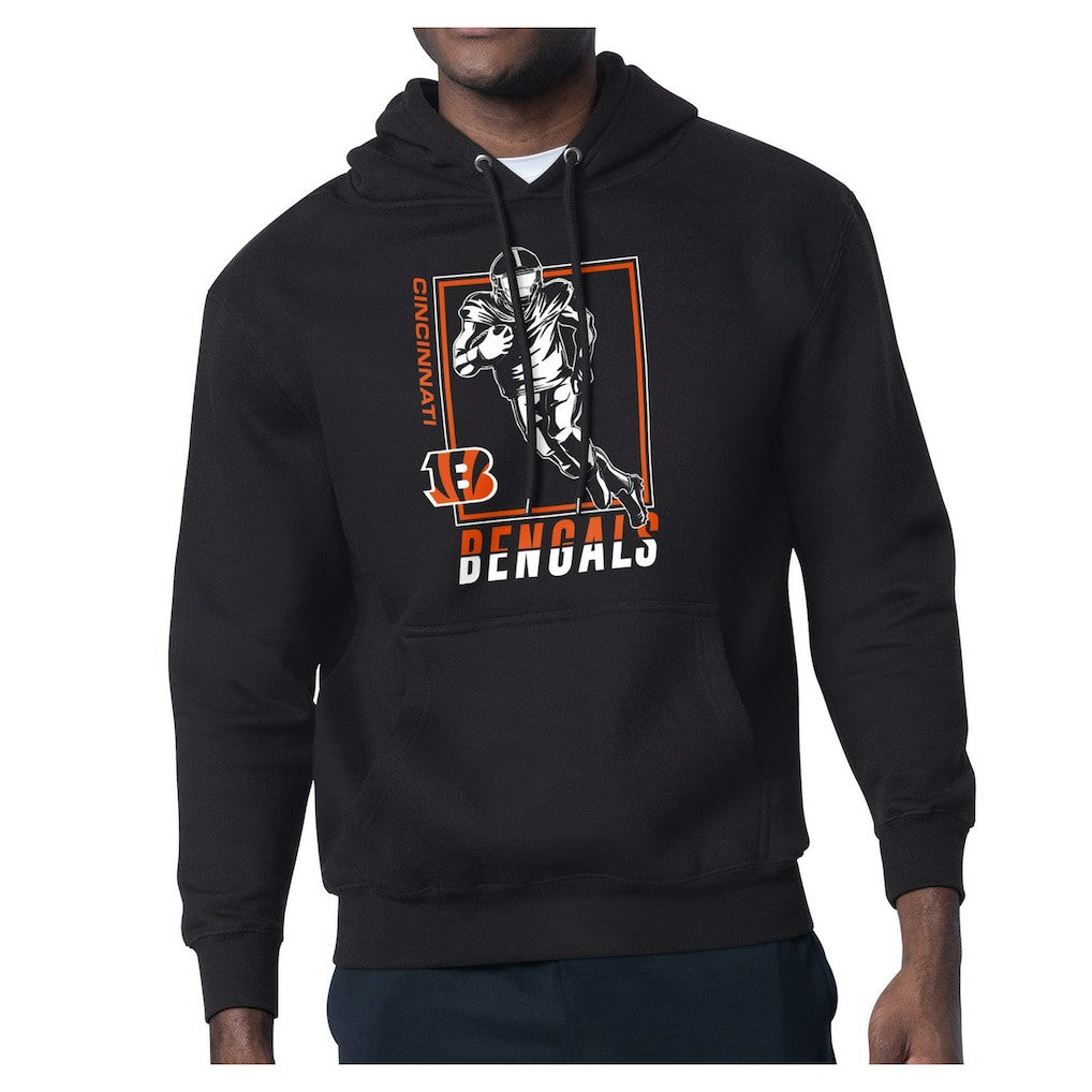 Starter Player Grid Pullover Hoodie - Cincinnati Bengals