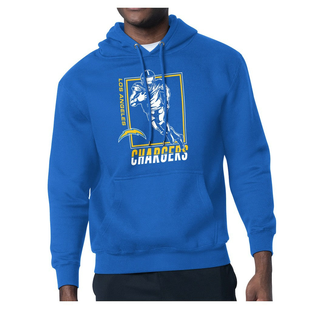 Starter Player Grid Pullover Hoodie - Los Angeles Chargers