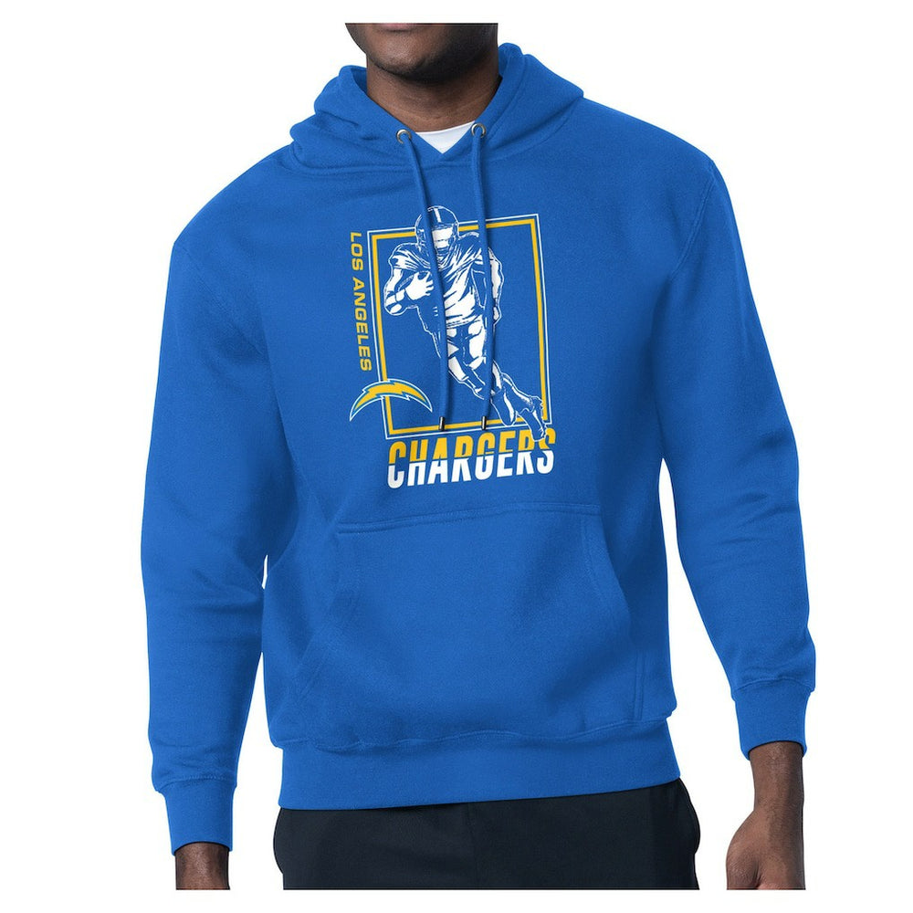 Starter Player Grid Pullover Hoodie - Los Angeles Chargers